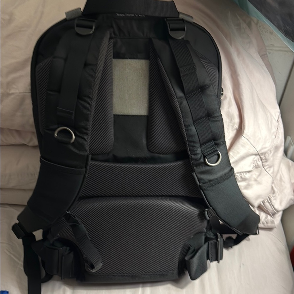 Black Men's Backpack - Picture 3 of 16